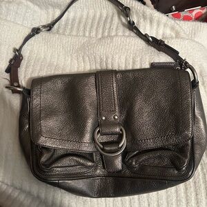 Elegant Metallic Shoulder Bag